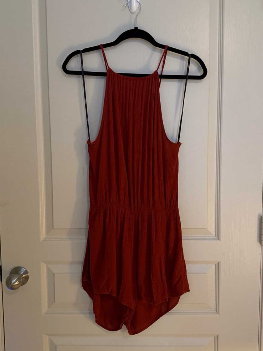 Forever 21 Rust Orange Halter Romper